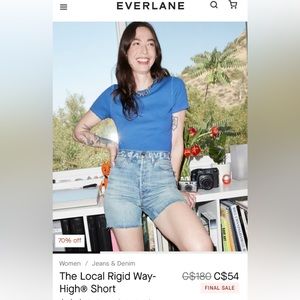 Everlane the local rigid way-high short